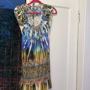 Fun summer dress with bling